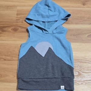 little road co. blue boys sleeveless sweater